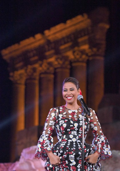 Sherine Abdel Wahab at Baalbeck Festival